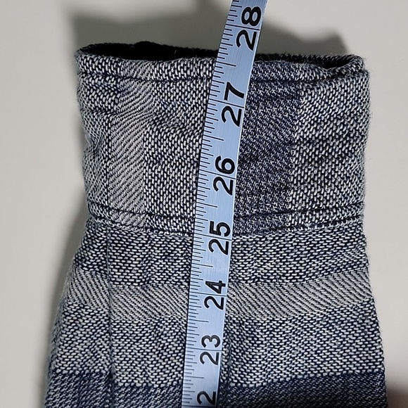 Johnnie-O Teton Shacket Shirt Stripe Button Down Collared Long Sleeve Pockets XL - Picture 15 of 15